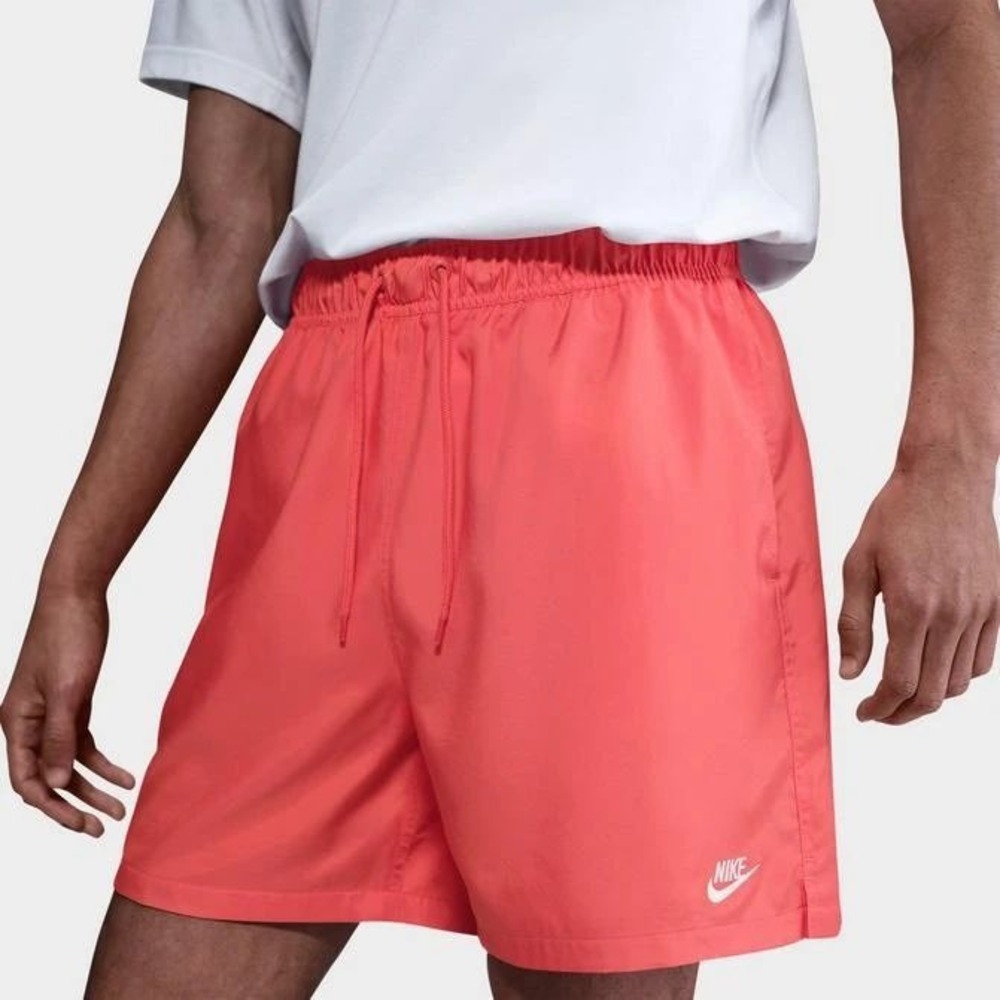Nike Mens Club 6" Woven Flow Shorts Ember Glow Orange Size XL FN3307-814 NWT